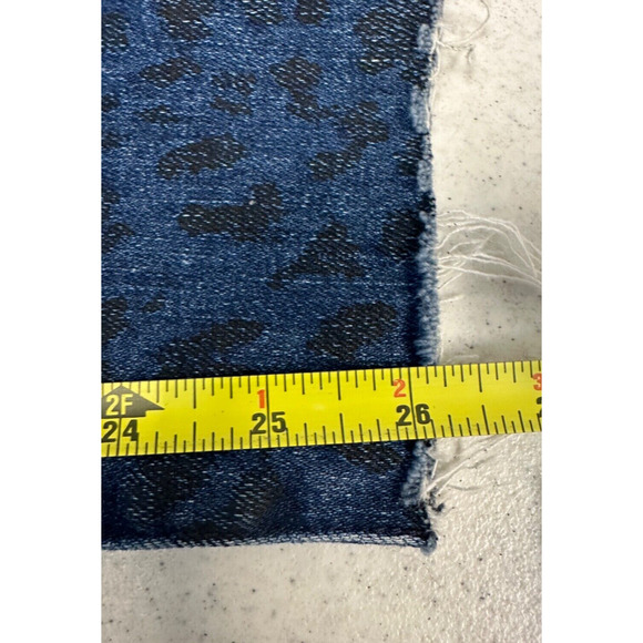 Frame Denim Leopard Print Ali High Rise Cigarette Dark Wash Jeans Size 26 C16 - Picture 6 of 6